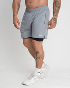 Hybrid-Performance-Kompressionsshorts mit Dry-Fit-Technologie (4er-Pack)