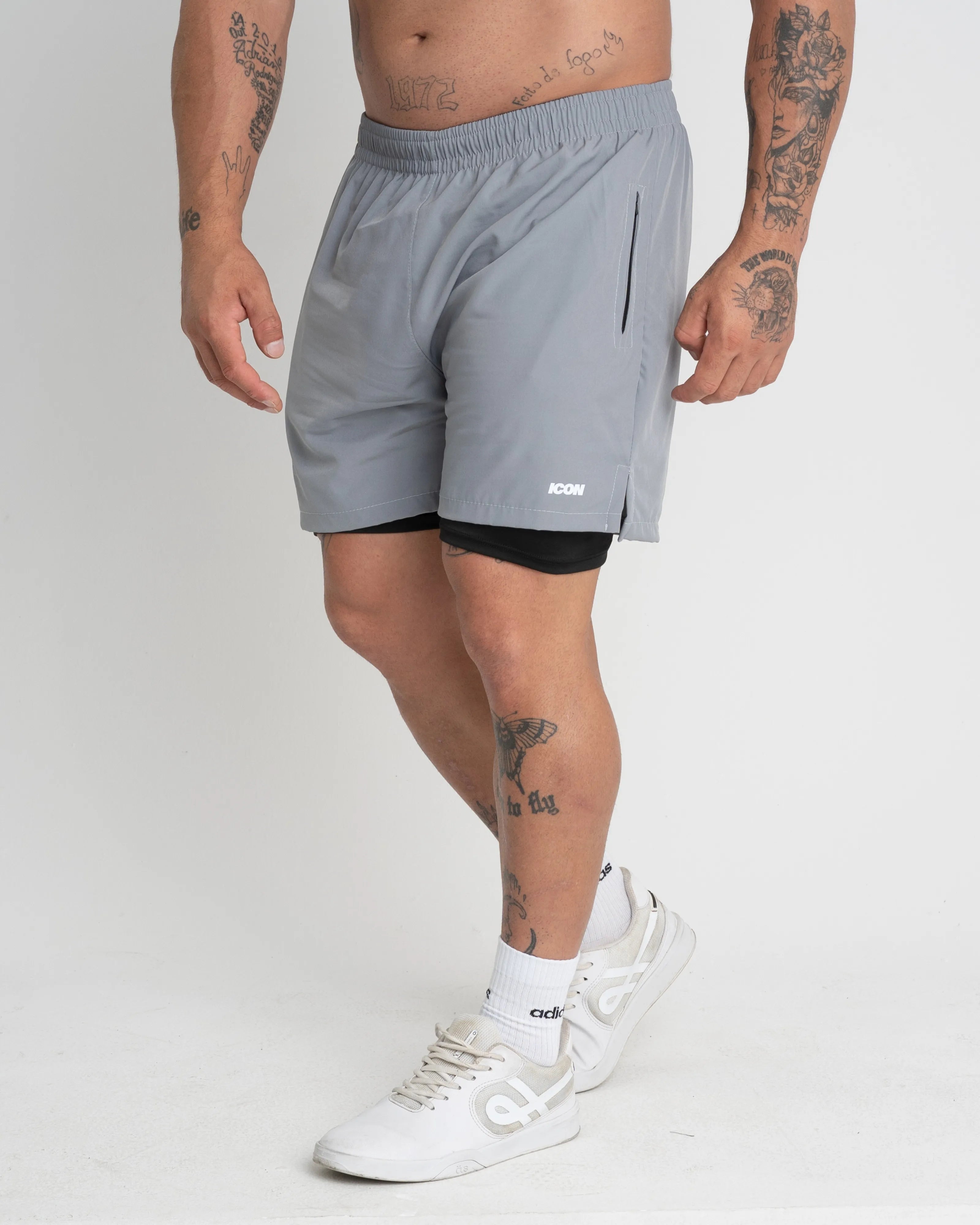 Hybrid-Performance-Kompressionsshorts mit Dry-Fit-Technologie (4er-Pack)