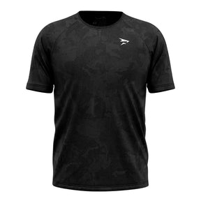 Dry-Kurzarmshirt – Schwarz – Nahtlos