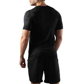 Dry-Kurzarmshirt – Schwarz – Nahtlos