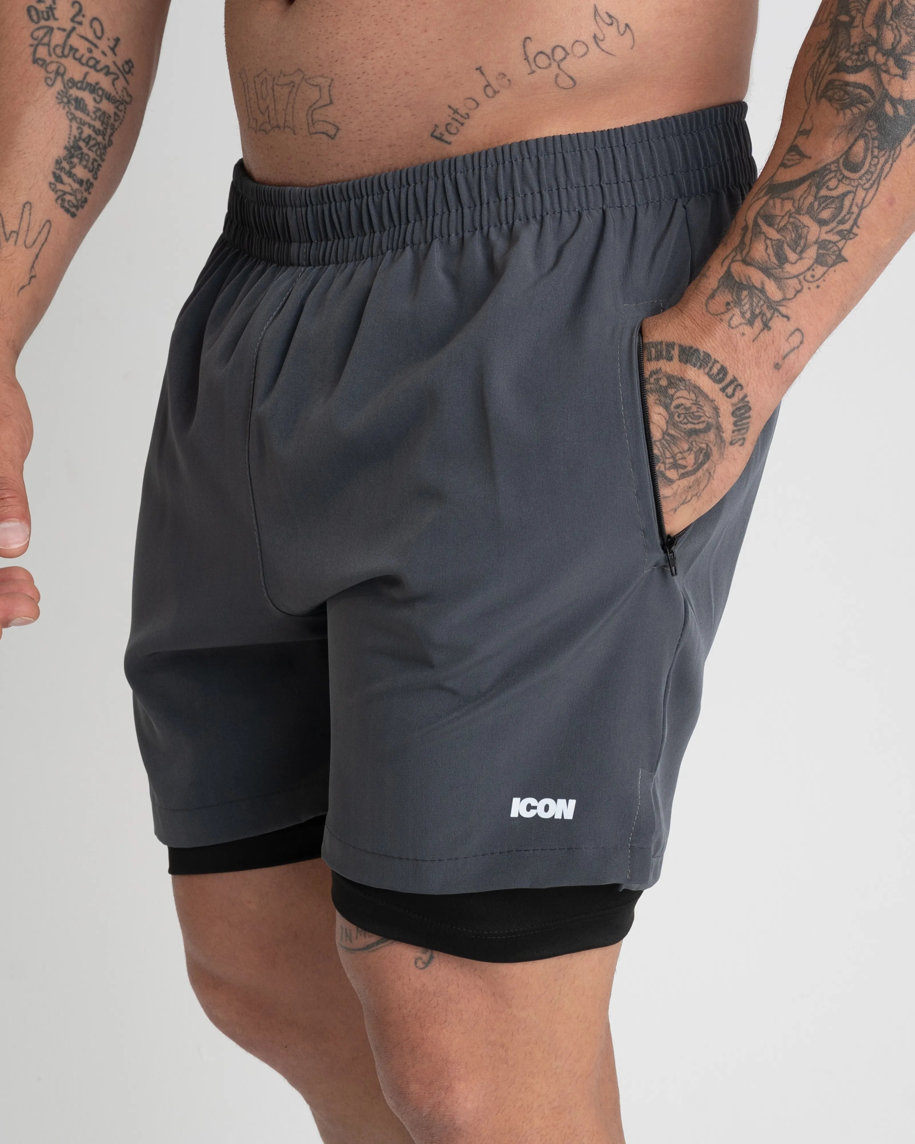 Hybrid-Performance-Kompressionsshorts mit Dry-Fit-Technologie (3er-Pack)