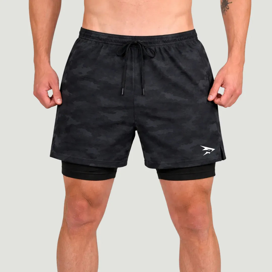 Dry-Fit-Kompressionsshorts im Military-Stil