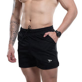 Schwarze Kompressions-Shorts mit Dri-Fit-Technologie