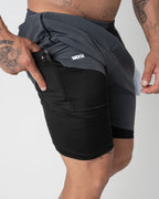 Hybrid-Performance-Kompressionsshorts mit Dry-Fit-Technologie (4er-Pack)