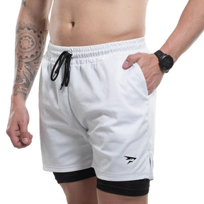 Set: 1 Kompressionsjacke + 1 Paar 2-in-1-Kompressionsshorts