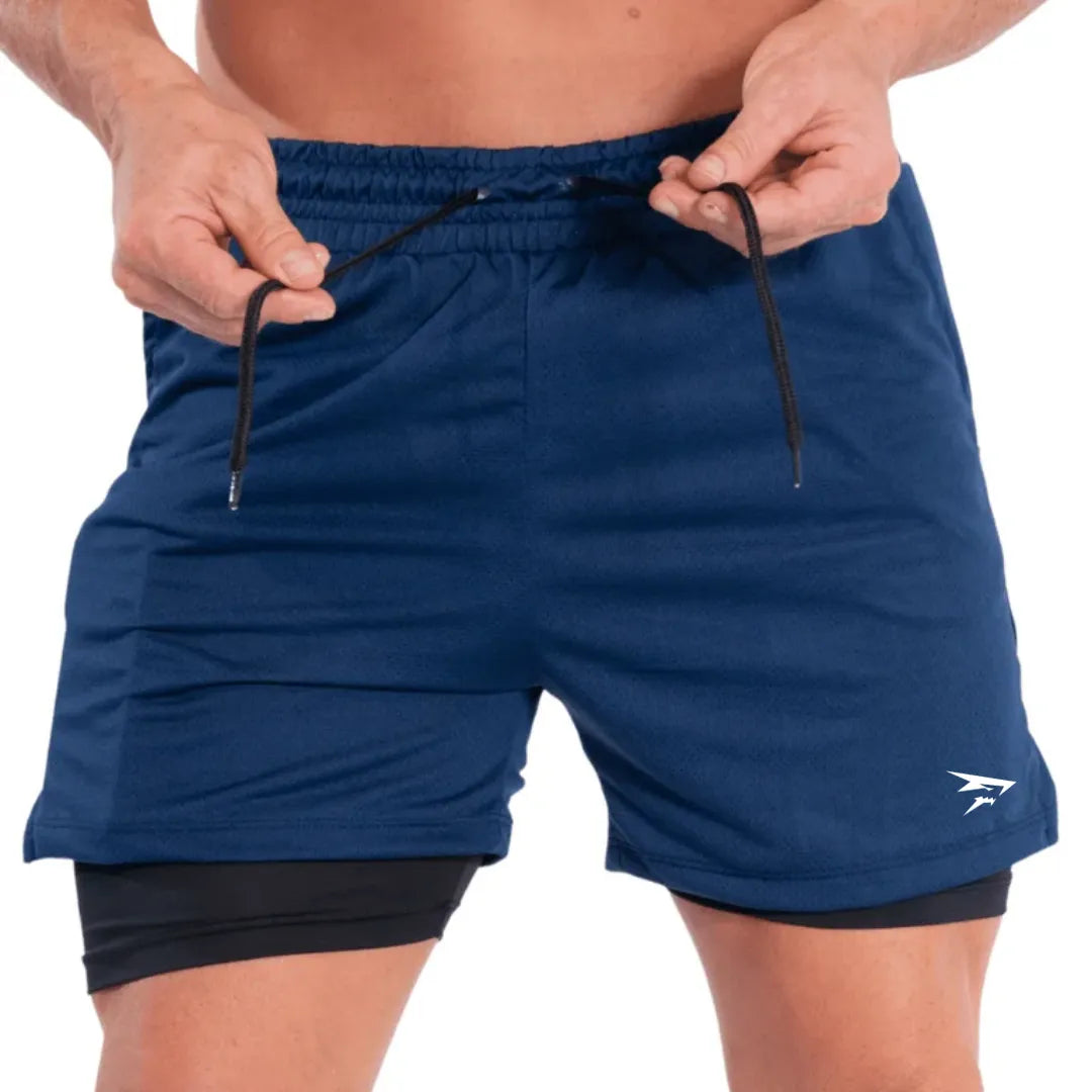 Kompressionsshorts für Herren – 2er-Pack
