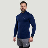 Blaue Sportjacke für Herren mit UV-Schutz