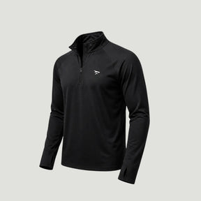 Sportjacke mit halbem Reißverschluss und UV-Schutz für Herren