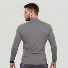 Graue Sportjacke für Herren mit UV-Schutz