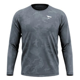 Langarm-Funktionsshirt – Grau – Nahtlos
