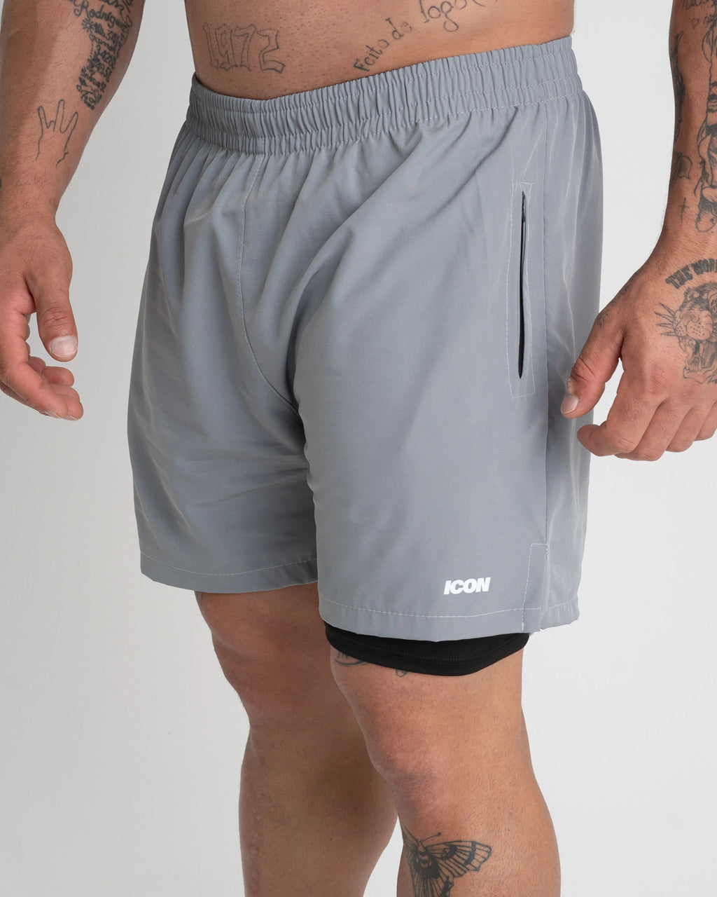 Hybrid-Performance-Kompressionsshorts mit Dry-Fit-Technologie (4er-Pack)